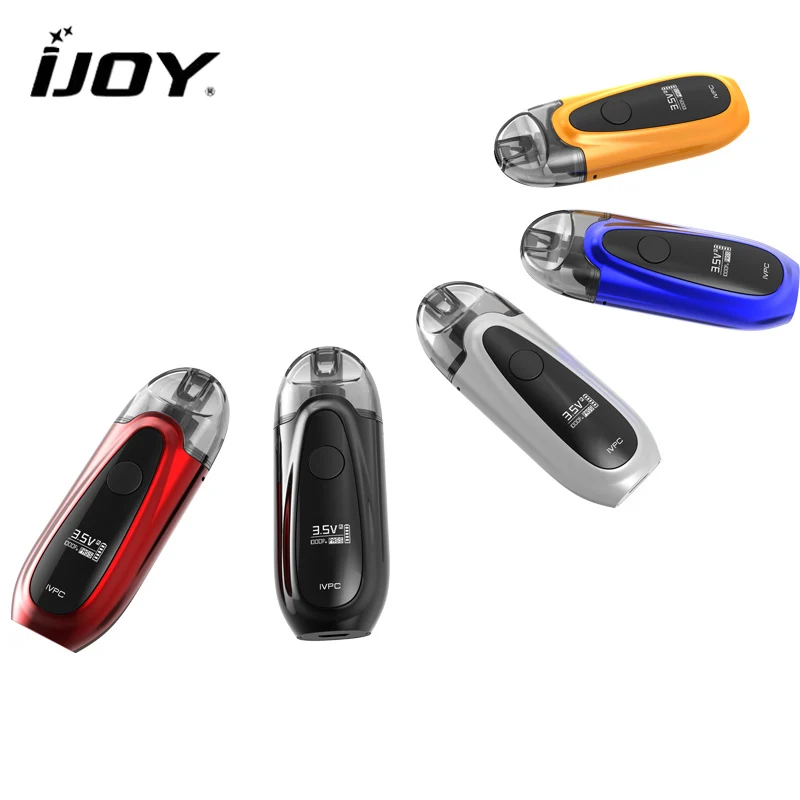 

Original IJOY Ivpc Pod Kit Electronic Cigarette 450mah Battery 9W MOD with 2ML IVPC Cartridge Bottom Filling Kit