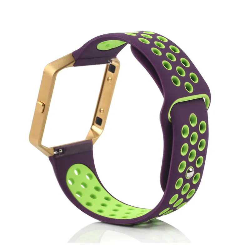 Bemorcabo для Fitbit Blaze Bands мягкий силиконовый сменный спортивный ремешок Smart Fitness Watch без