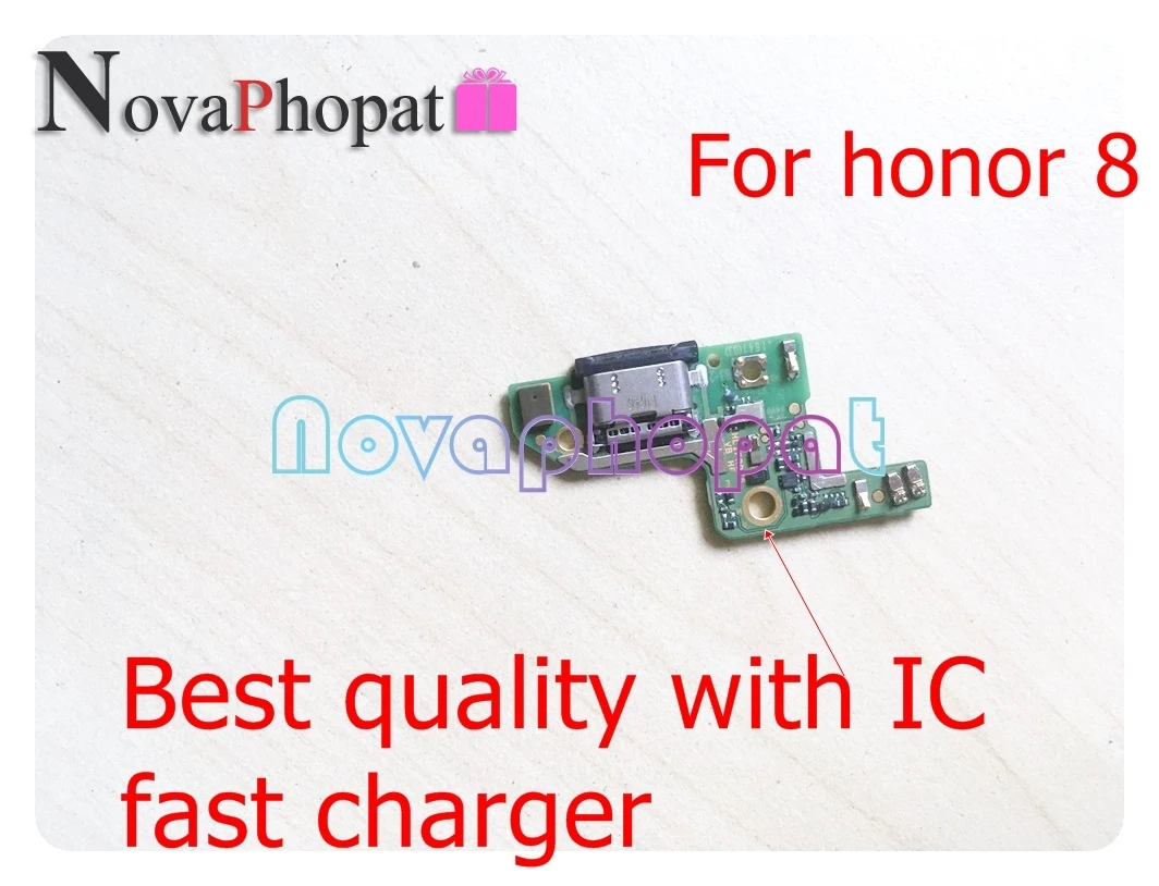 Порт зарядного устройства Novaphopat Honor8 для Huawei Honor 8 порт зарядной док-станции USB