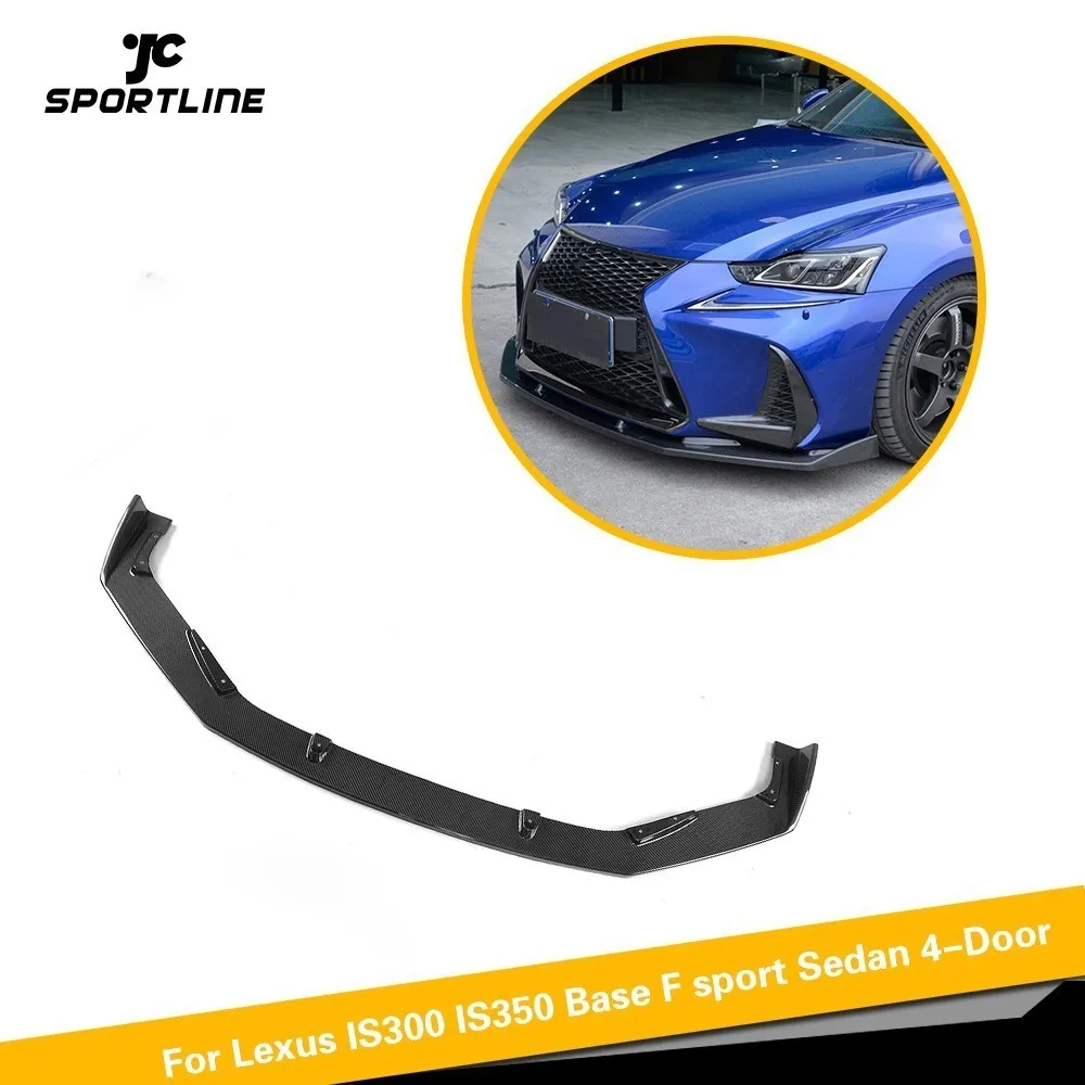 Углеродное волокно/FRP передний бампер спойлер для Lexus IS300 IS350 Base F Sport Sedan 4 дверь 2017