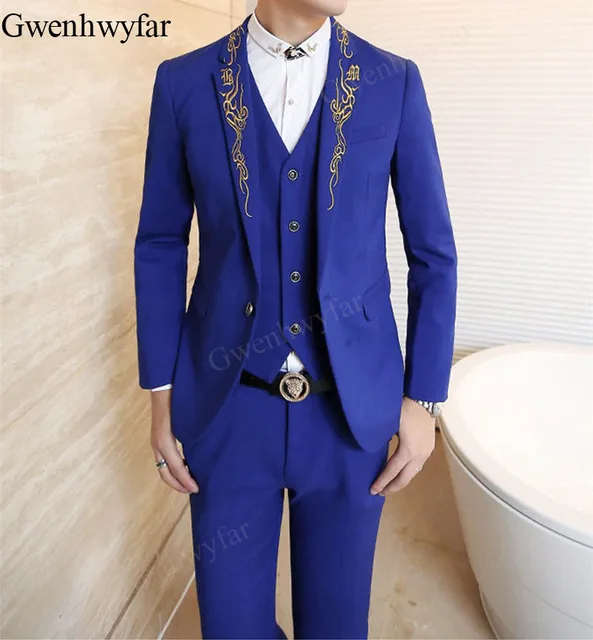 Buy Gwenhwyfar Custom Made Deep Red Mens Suits Classic