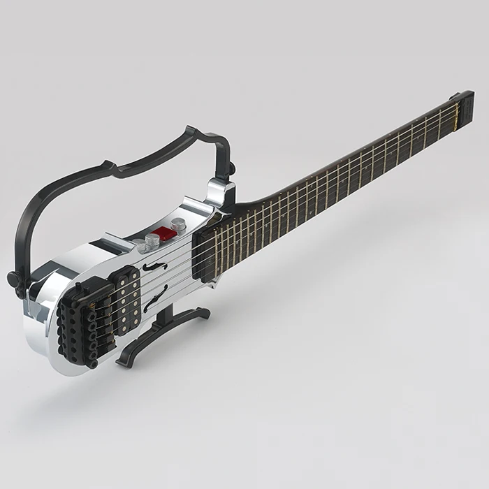 Folding Travel headless Silent electric guitar 100100in Guitar from