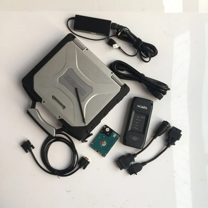 

for volvo trucks diagnostic interface software with laptop cf90 touch screen hdd full set ready to use