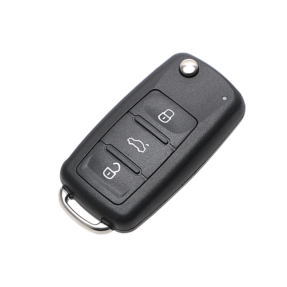 3 кнопки ключа автомобиля оболочки дистанционного флип для Beetle/Caddy/Eos/Golf/Jetta/Polo/Scirocco/Tiguan/Touran/UP для VW пустые ключи крышка чехол