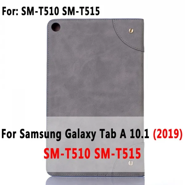 Кожаный чехол для samsung Galaxy Tab A A6 10,1 SM-T580 SM-T585 T580 T585 SM-T510 SM-T515 T510 T515 роскошный чехол с откидной крышкой - Цвет: SM-T510 SM-T515 Case
