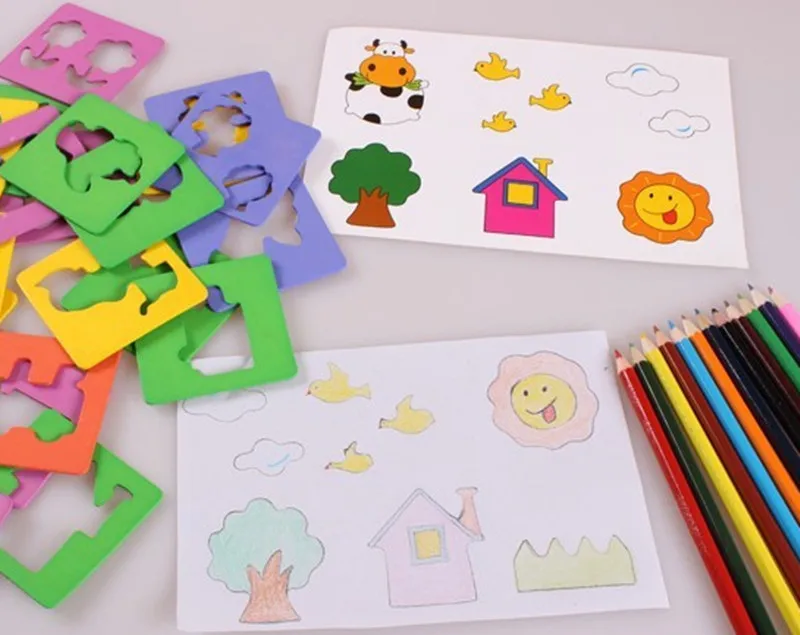New wooden Drawing toy set baby educational toy baby gift Free shipping New wooden Drawing toy set baby educational toy baby gift Free shipping