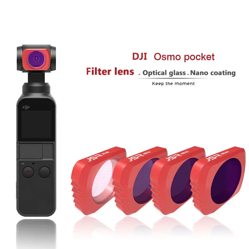 

Yicoe DJI OSMO Filter For DJI OSMO Pocket MRC-UV ND4 ND8 ND16 ND32 CPL UV Filter for DJI Mavic Air Camera Lens filter Accessory