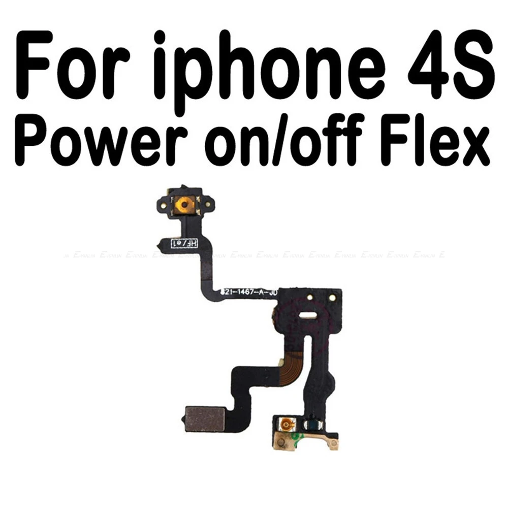 Высокое качество для iPhone 4, 4S, 5, 5S, 5C, 6, 6S Plus кнопка регулировки громкости источник энергии кнопка включения и выключения ключ гибкий кабель