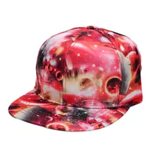 Унисекс уличная Беговая Кепка для мужчин и женщин шапка с принтом цветной узор Тип Регулируемая бейсбольная шапка головной убор для прогулок и походов