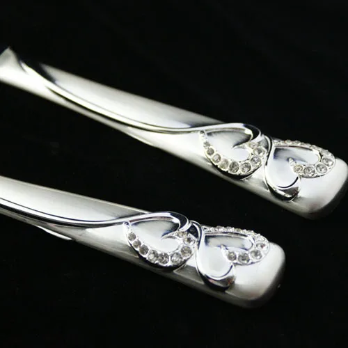 Персонализированный нож для пиццы из серебра 1010B|silver halter|knife electricsilvering powder |