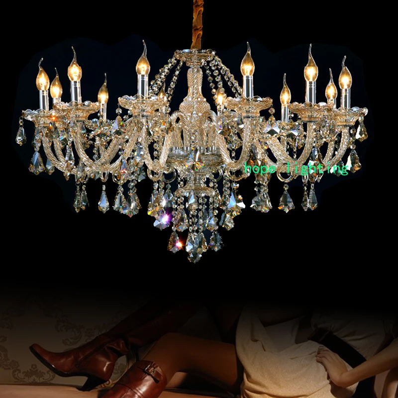 indoor modern crystal chandeliers hanging crystal living room crystal