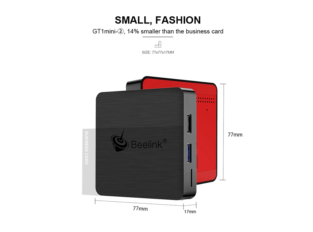 Beelink GT1mini-2 Smart tv Box Поддержка Netflix HD IPTV, Amlogic S905X3 Android 9,0 4 Гб 64 Гб медиаплеер Двойной Wi-Fi голосовой пульт