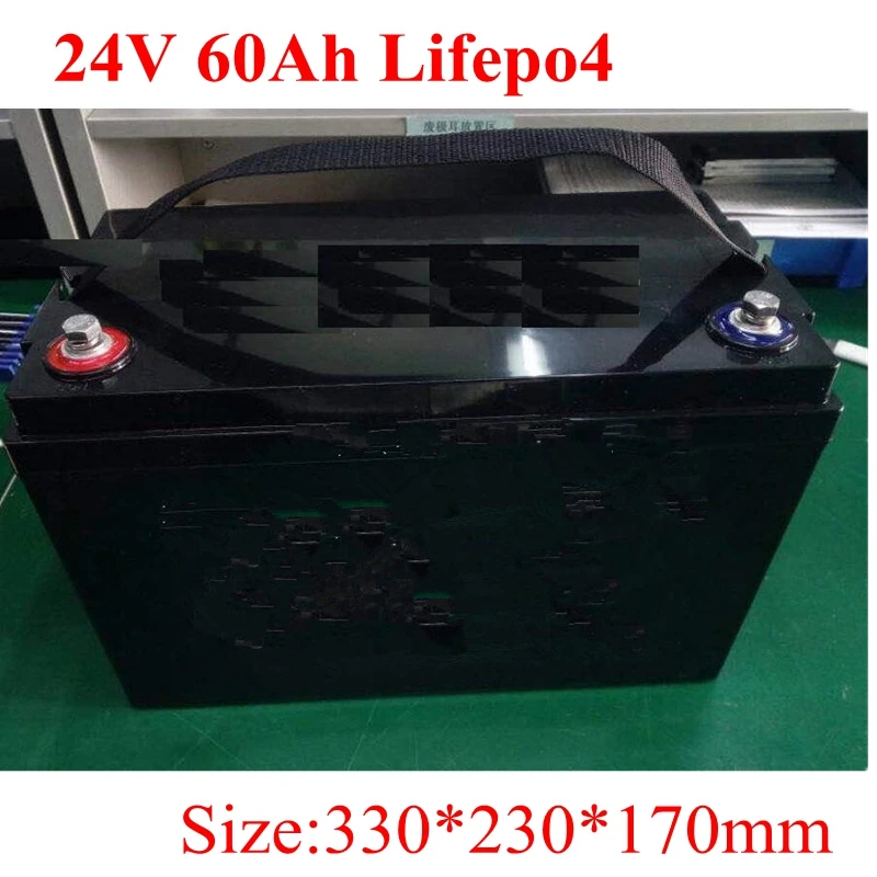 24 V 60AH Lifepo4 батарея 60Ah батарея 8 s BMS для инвертора RV EV солнечная панель Оборудование безопасности туристическая лодка+ 10А зарядное устройство