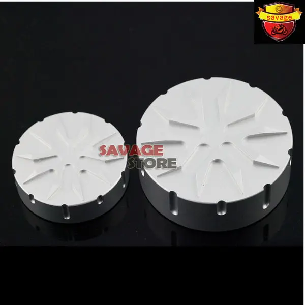 

For BMW HP2 Enduro 07-10, Hp2 Megamoto 06-08 Motorcycle Aluminum Brake Clutch Cylinder Reservoir Cover Cap Silver