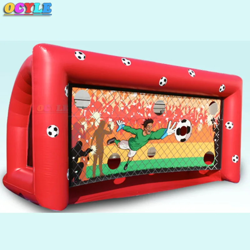 OCYLE Giant Inflatable Soccer Goal 6x3x2.7m Portable Football Goal