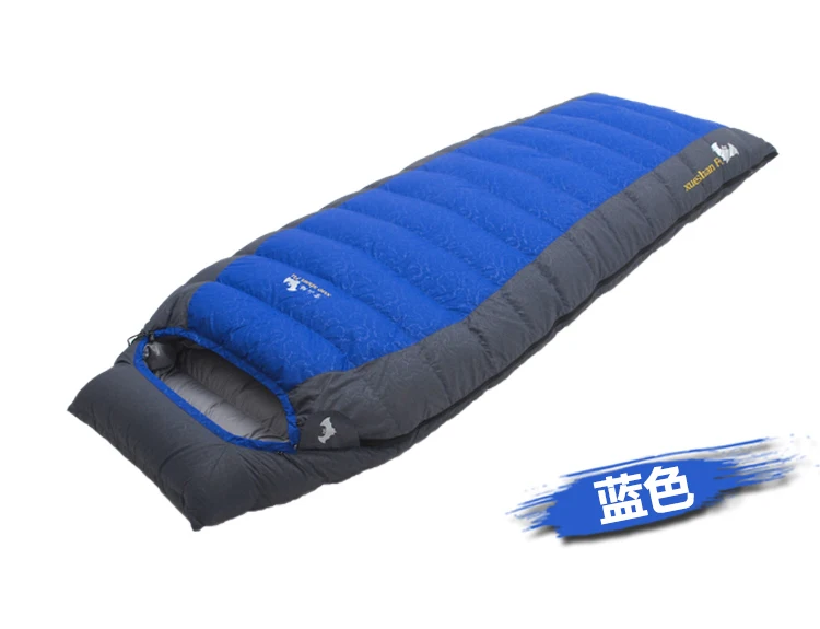 Recheio de Pato para Baixo Chegada de Alta Acampamento ao ar Xueshanfu 1800 e 2000 e 2200g Branco Novo Qualidade Livre Respirável Confortável Dormir Saco 6 Esporte e Lazer