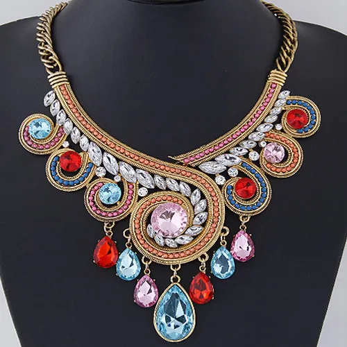 Женское Ожерелье длинное ожерелье с подвеской в цыганском стиле|necklaces india|women