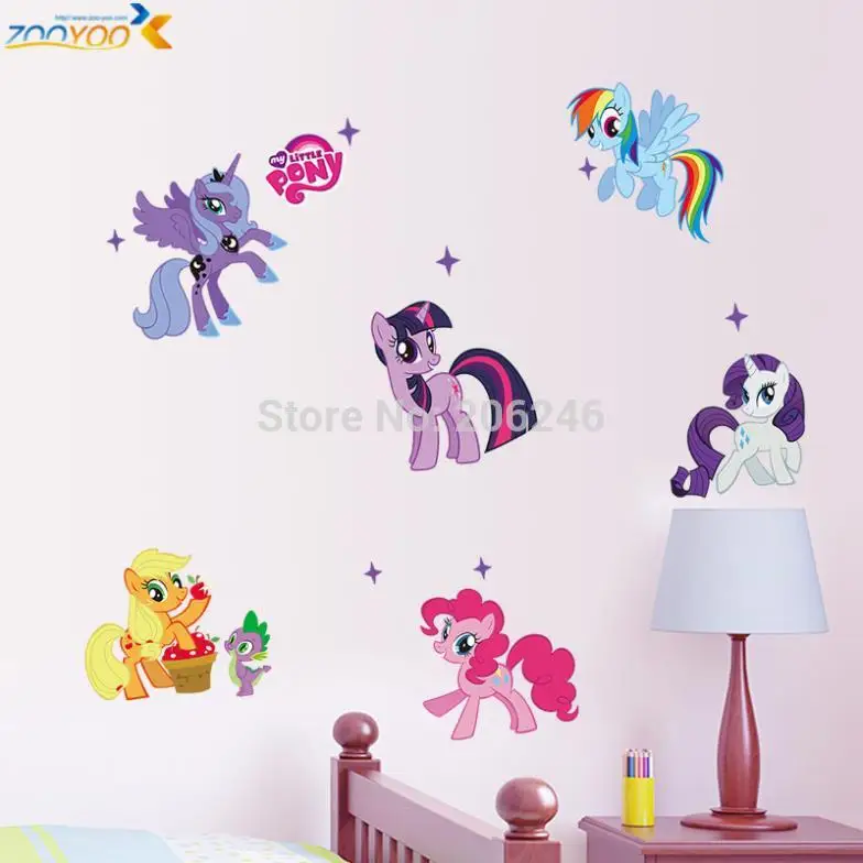 My Little Pony Apple Jack in wall Kids Girls Bedroom Decal Wall Art Sticker Gift 