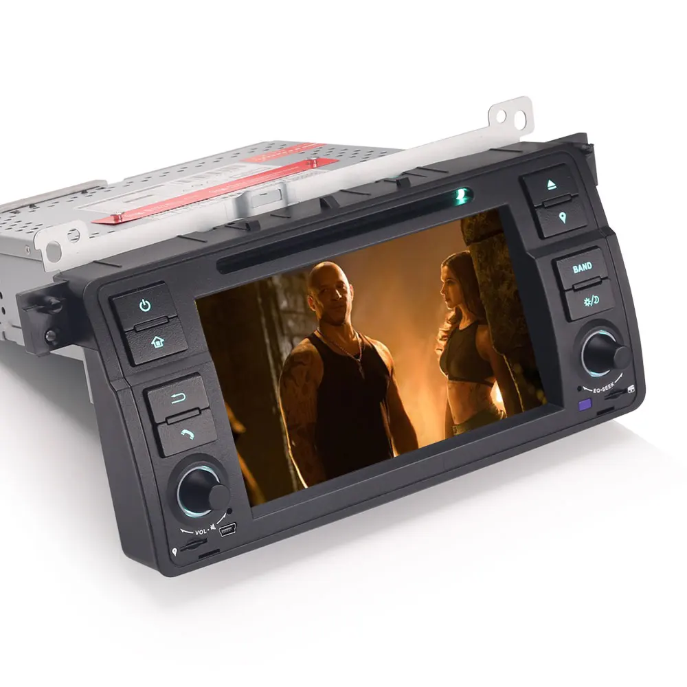 Cheap 7" Android 9.0 OS Car DVD Multimedia GPS Radio for BMW E46 1998-2006 (318/320/325) & BMW M3 1998-2006 with 3G/4G Dongle Support 3