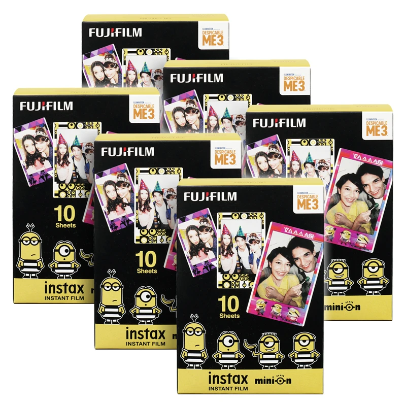 Fujifilm Instax Mini Minion DM3 мгновенная 60 пленка для Fuji 7s 8 + 9 25 50s 70 90 300 SP 1 2 принтера|instax