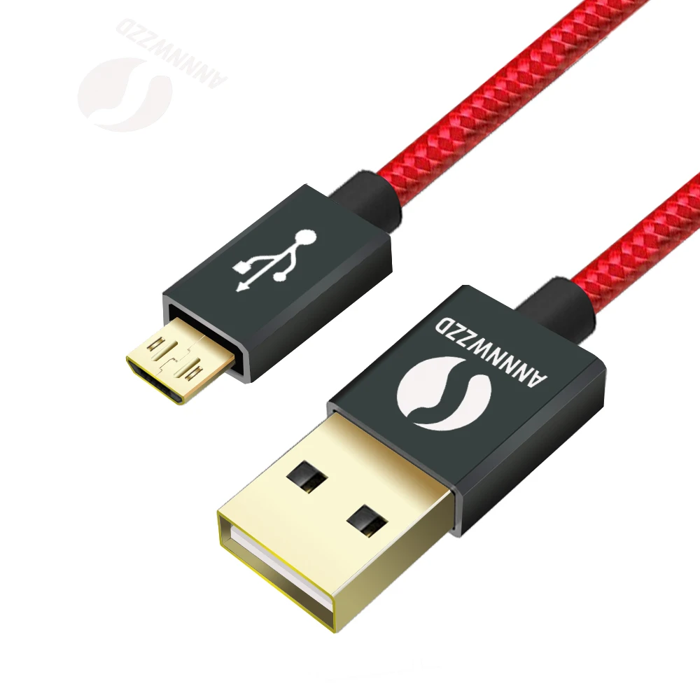 المصغّر usb إلى كابل يو اس بي سريع كابل الشاحن 1 m 2 m ل الروبوت الهاتف سامسونج هواوي شاحن يو اس بي كابل بيانات ل Xiaomi المصغّر usb