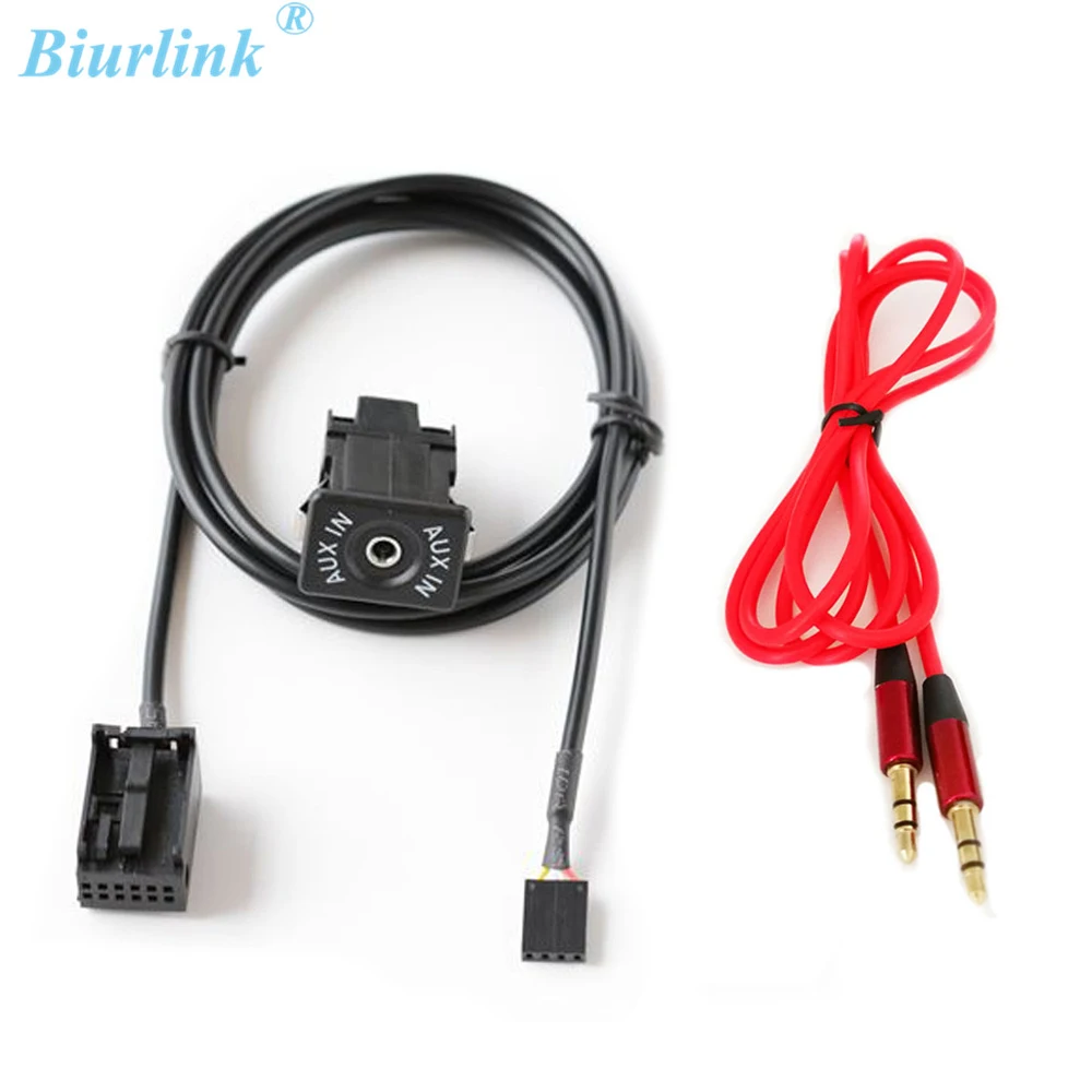 Biurlink DIY расширение автомобиля AUX-in AUX Jack Кабель-адаптер для BMW Z4 E85 X3 E83 E39 E60 E61 E63 E64 Женский 3,5 мм разъем