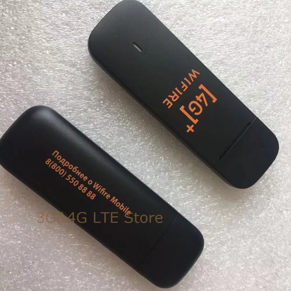 Разблокированный Huawei E3372 4G LTE USB модем 150 Мбит/с ключ с двумя антеннами поддержкой Wi