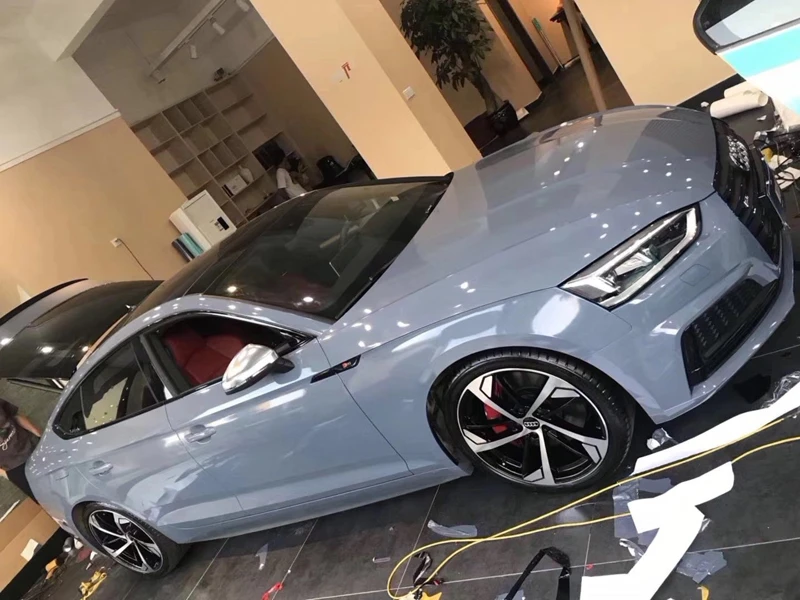 Glossy Nardo Grey Vinyl Crystal Super Gloss Bright Cement Gray Car Wrap Film For Boat Autos Vehicle Car Body Decal Wrapping Foil Car Stickers Aliexpress
