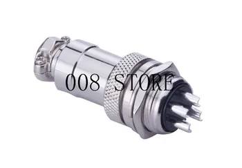 

Free Shipping 1 pair GX20-4P Male & Female Plug GX20 4P Diameter 20mm Wire Panel Circular Connector Aviation Socket PLug