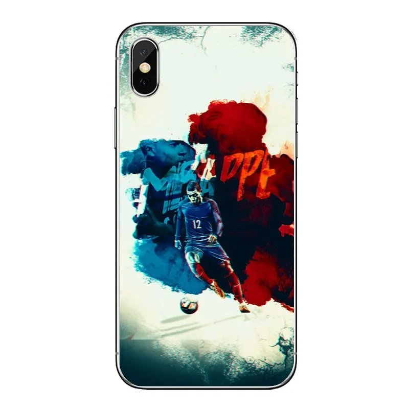 Франция Футбол Star Kylian Mbappe для iPod Touch iPhone 4 4S 5 5S 5C SE 6 6 S 7 8 X XR XS плюс MAX мягкий прозрачный корпус крышки