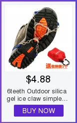 Outdoor 18 teeth 430 stainless steel claw welding snow hiking shoes nail climbing ice anti-skid shoe cover