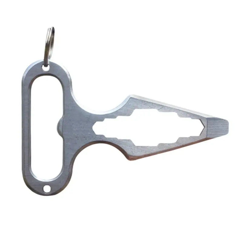 

Outdoors Tools Titanium Bottle Opener Screwdriver Spanner Wrench EDC Card Multi Tool