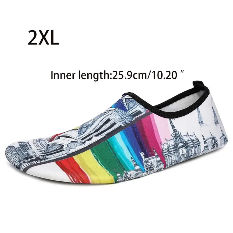 1 пара разноцветных купальных туфель унисекс нескользящие носки для пляжа, бассейна, серфинга, йоги, не впитывающие воду легкие плавники для плавания, аксессуары
