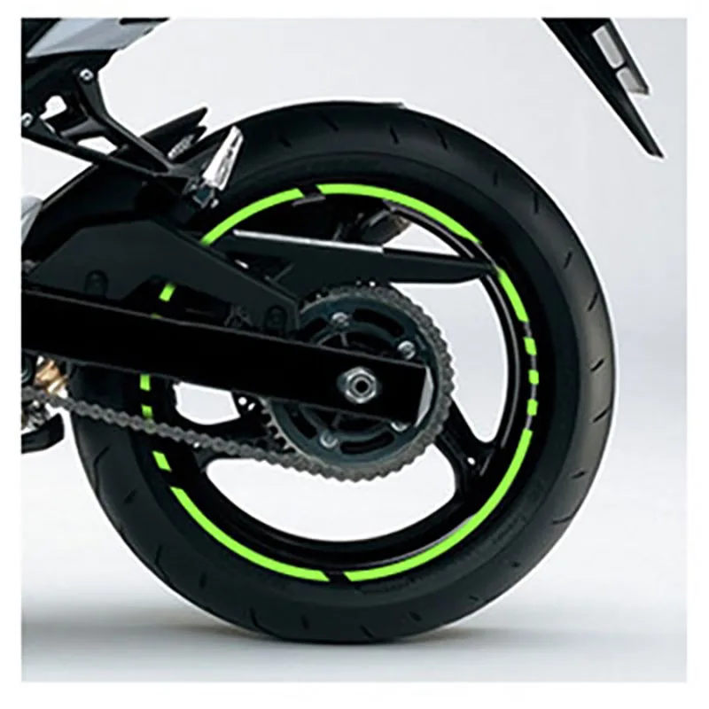 17 18 Inch Motorcycle Wheel Stickers Waterproof Rim Stripe Tape Scooter Bike Tire Decoration for Honda/Suzuki