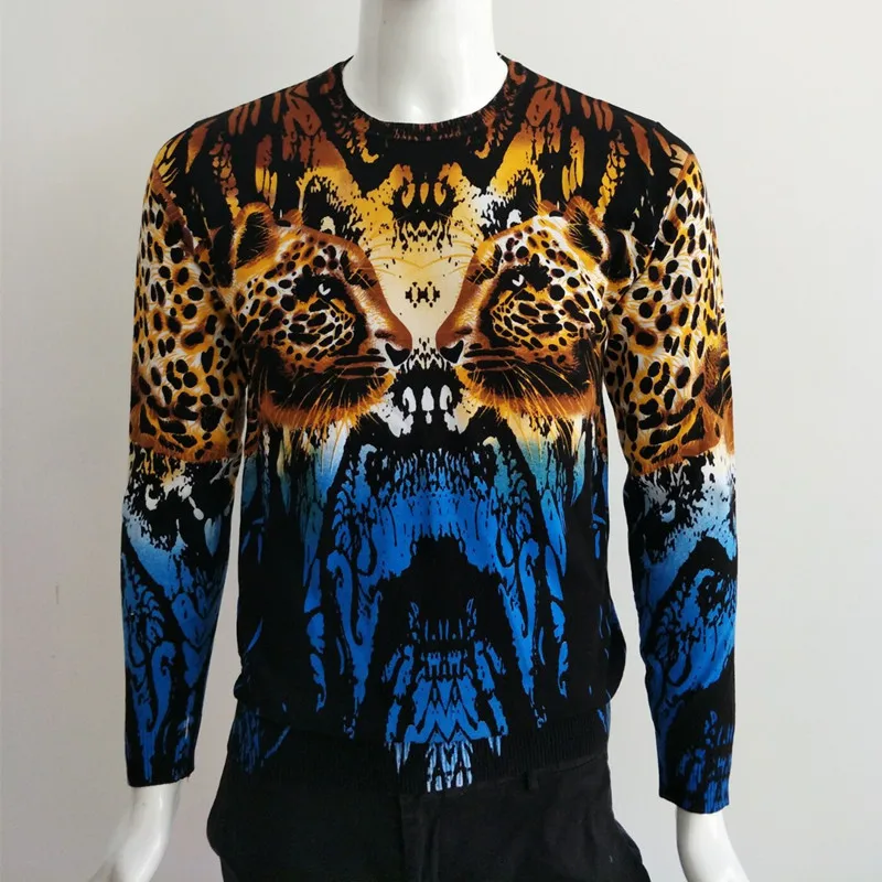 leopard cheetah sweater