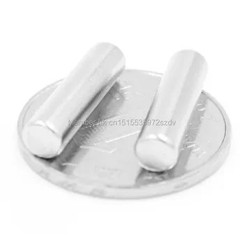 

20pcs Strong Round Dia 5mm x 20mm N35 Rare Earth Neodymium Magnet Art Craft Fridge 5x20mm