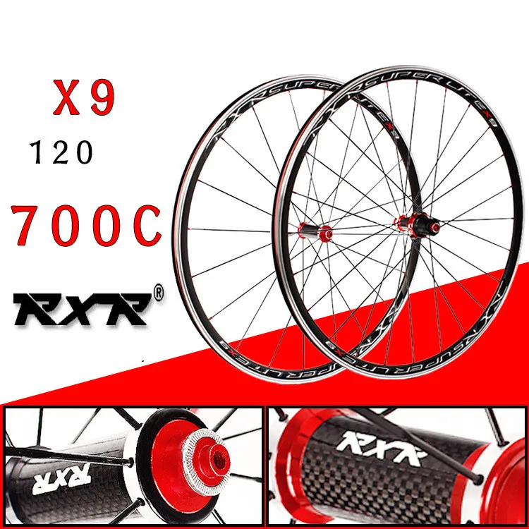 2018 HOT Sale 700C Carbon Drum Wheels Bmx Road Bicycle Wheel V Brake Aluminium Road Wheelset