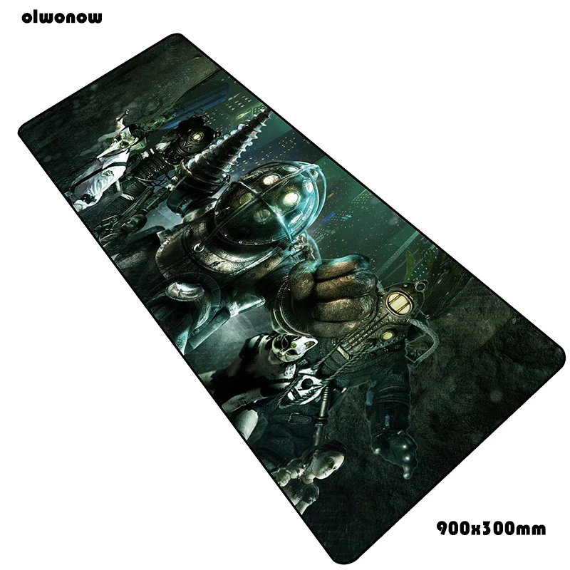 Коврики bioshock 900x300x3 мм высококлассный игровой коврик для мыши большая клавиатура Коврик для мыши locrkand аксессуары для геймеров коврик для мыши - Цвет: Size 900x300x3mm