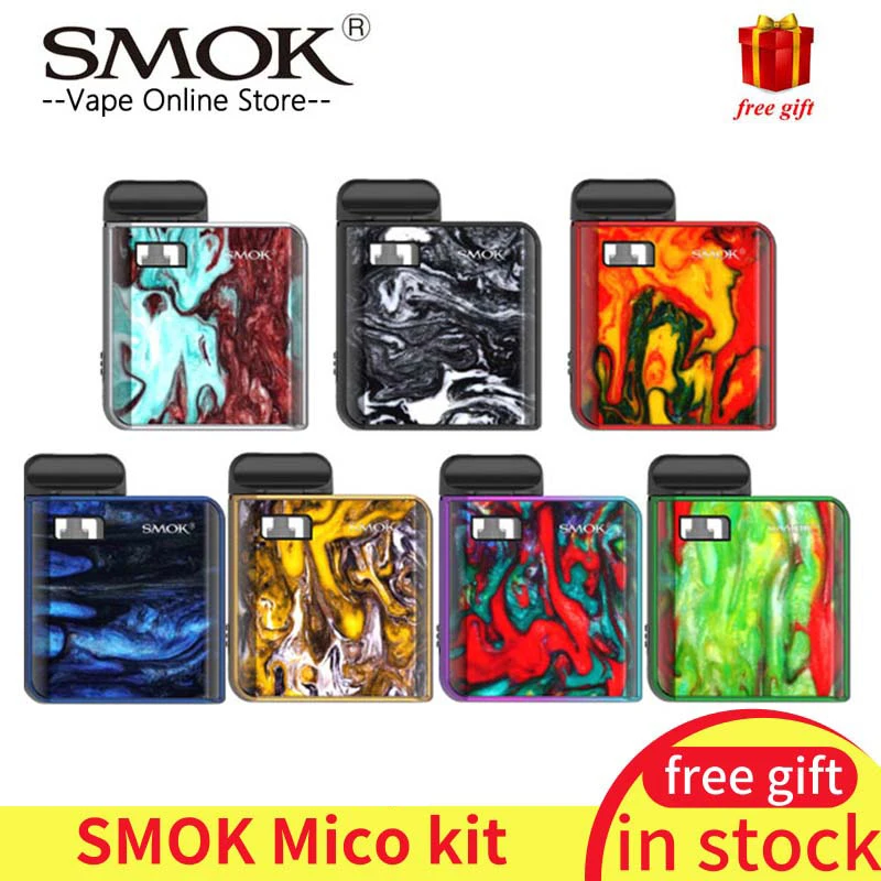 Оригинальный SMOK Mico комплект со встроенным аккумулятором 700 мАч pod mod MTL vaping vape