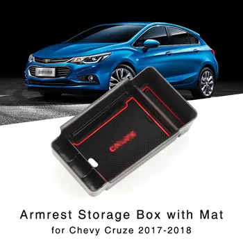 

Armrest Storage Box Holder for Chevrolet Cruze 2017 2018 Central Console Glove Tray Interior Organizer