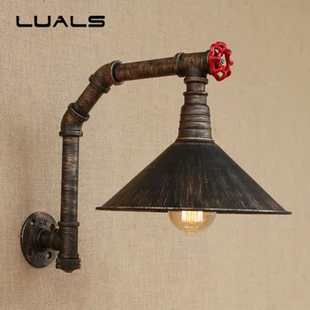 

Loft Rural Retro Wall Lamp Europe Cafe Bar Water Pipe Light Personality Edison Lamp Creative Restaurant Industrial Wall Lighting