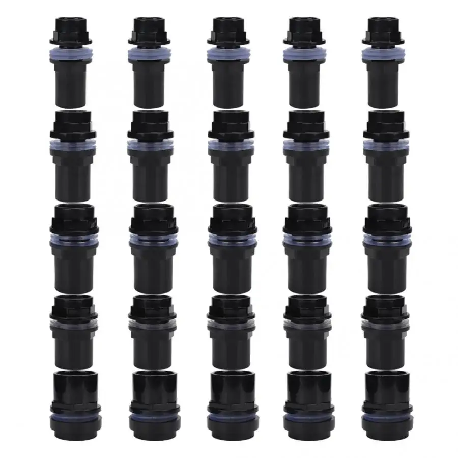

5Pcs PVC Fish Tank Tubes Connectors Aquarium Water Pipe Joint Straight Tube Connector Fish Tank Accessories