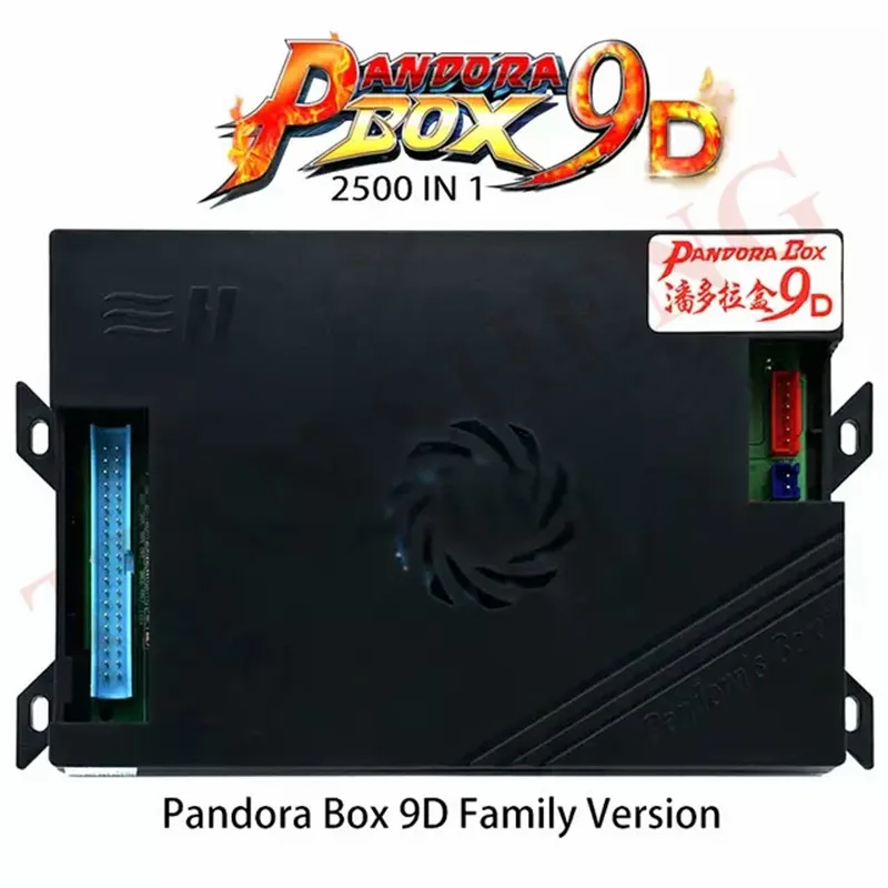 Pandora Box 9d 2500 В 1 семейная Версия Поддержка 3d игры для консоли аркадные машины 3P 4P игры usb подключение геймпад - Цвет: Board