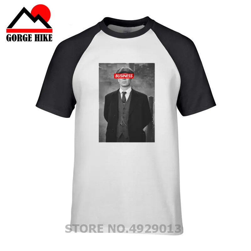Популярные футболки с надписью Peaky blinders Tommy Shelby мужские короткими рукавами и