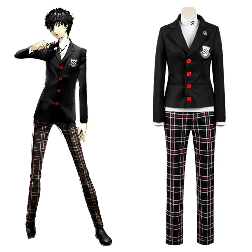 Костюм для косплея Акира Курусу из аниме Persona 5 костюм Хэллоуина/карнавала