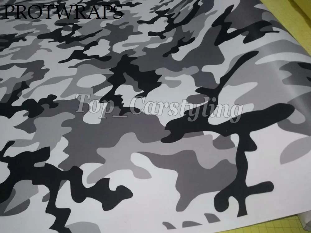 341 snow winter camouflage vinyl car wrap styling foil sheets  (8)