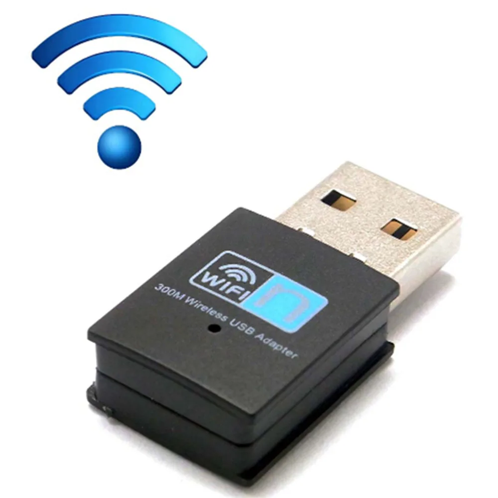

Elisona Mini 300Mbps 2.4GHz Wireless Internet USB 2.0 Router Signal Booster Network Card 802.11 b/g/n Wifi Dongle Lan Receiver