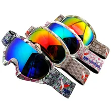 2016 Hot! Professional Ski Gogles Double Lens UV400 Anti-fog Ski Glasses Skiing Snowboarding Men Women Snow Goggles