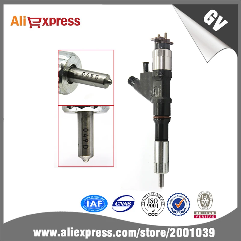 Топливный инжектор 095000-8011 для Denso common rail 0950008011 запчасти дизельных двигателей |
