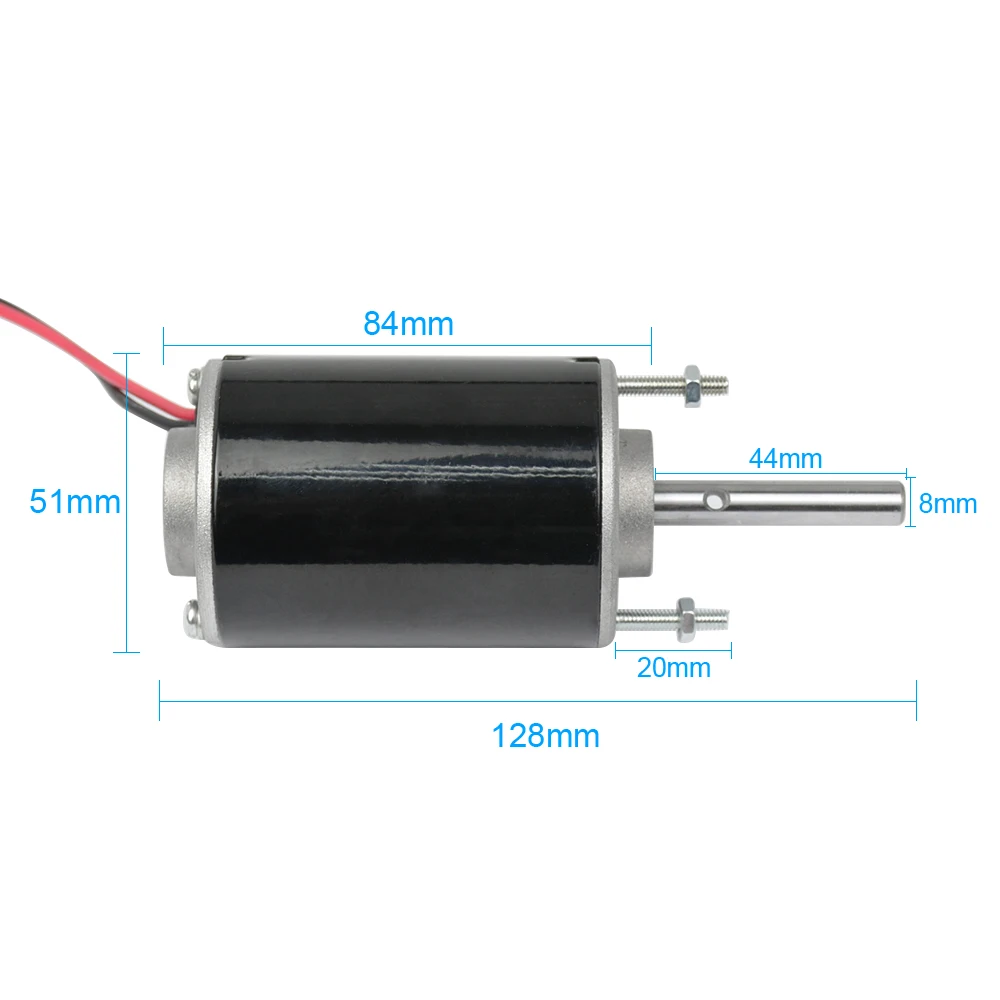 Yimaker 1 шт. двигатель постоянного тока 12 V/24 V 3500/7000rpm Высокий Скорость большим вращающим моментом Регулируемый Скорость положительный и отрицательный с постоянным магнитом, работающий от постоянного тока